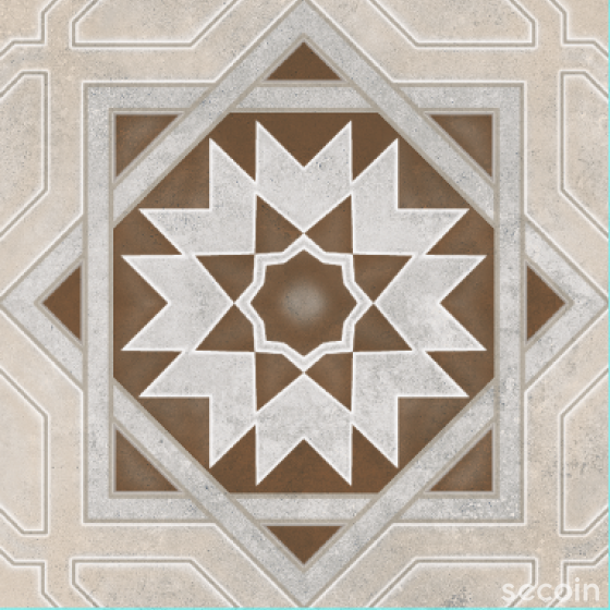 ENCAUSTIC POTTERY TILE GP 2579